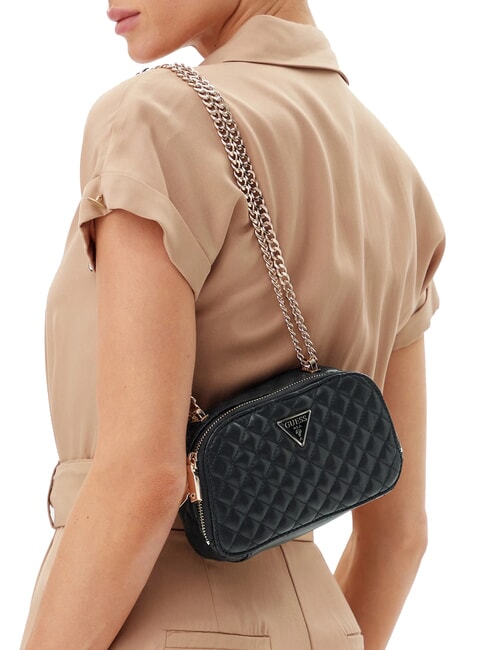 ECO RIANEE Geantă matlasată convertibilă BLACK - Genți femei