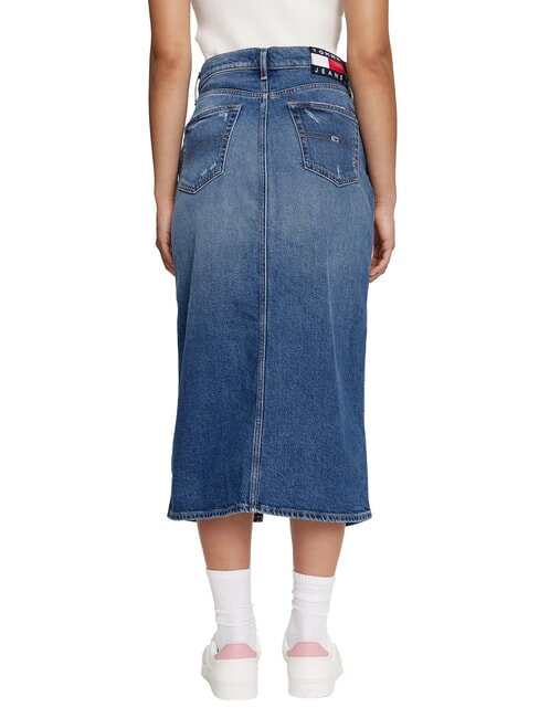 TH JEANS Fustă lungă din denim denim mediu - Fuste pentru femei