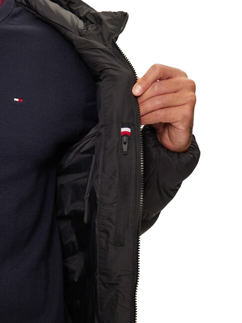 TH Jachetă de puf cu glugă negru - Jachete de puf pentru femei