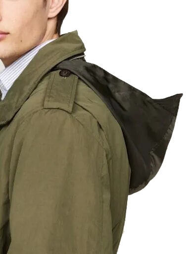 TH Sacou verde armată - Geci de bărbați