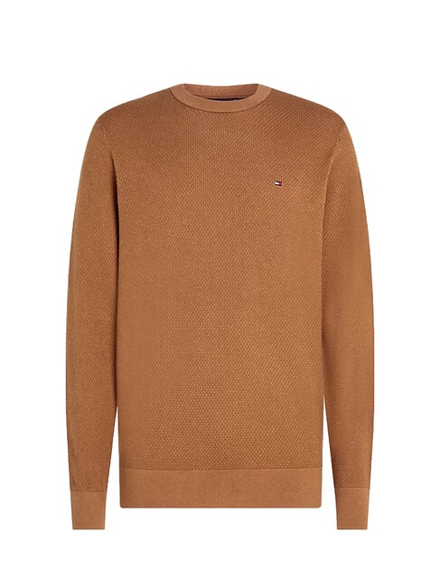 TH  Pulover cu guler rotund kaki highland/multicolor - Pulovere pentru bărbați