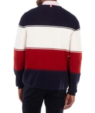 TOMMY HILFIGER TH  Pulover cu guler rotund din bumbac - Pulovere pentru bărbați