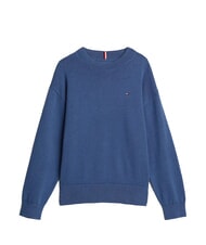 TOMMY HILFIGER TH KIDS Pulover cu guler rotund pentru copii Marea Egee - Pulovere pentru copii - 3