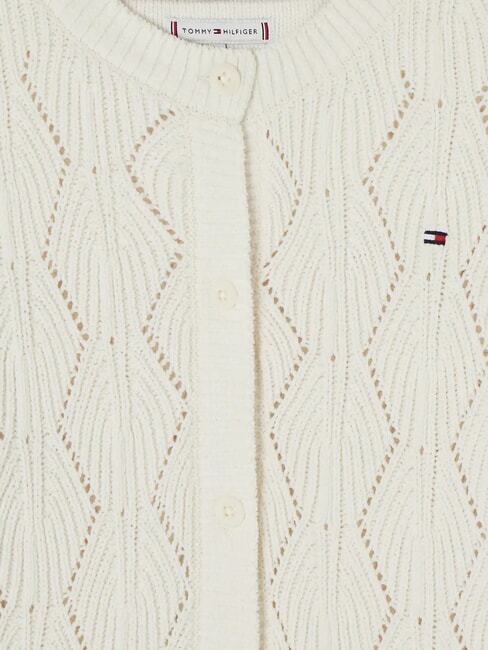 TH KIDS Cardigan petală de fildeș - Pulovere pentru copii