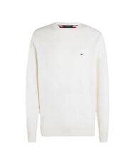 TOMMY HILFIGER TH  Pulover cu guler rotund fildeş - Pulovere pentru bărbați - 3