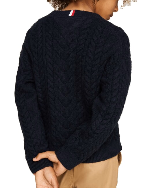 TH KIDS Pulover cu guler rotund cerul deșertului - Pulovere pentru copii