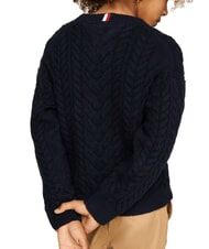 TOMMY HILFIGER TH KIDS Pulover cu guler rotund - Tricou copil