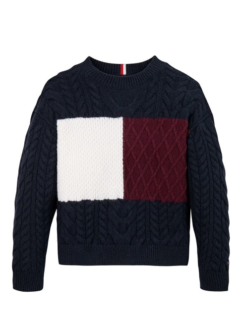 TH KIDS Pulover cu guler rotund cerul deșertului - Pulovere pentru copii