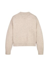 TOMMY HILFIGER TH KIDS Pulover de lână cu guler rotund melanj de merinos - Pulovere pentru copii - 3