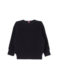 TOMMY HILFIGER TH KIDS Pulover de bumbac cerul deșertului - Pulovere pentru copii - 3