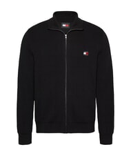 TOMMY HILFIGER TH JEANS  Pulover cu fermoar negru - Pulovere pentru bărbați - 4