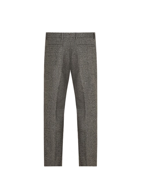TH  Pantaloni din amestec de lână gri deschis heather - Pantaloni