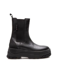 TOMMY HILFIGER TH JEANS  Ghete &icirc;nalte din piele negru - Pantofi femei - 2