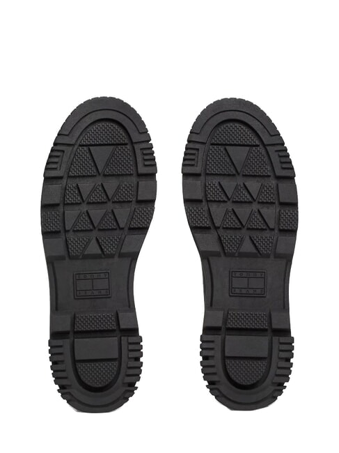 TH JEANS  Ghete &icirc;nalte din piele negru - Pantofi femei