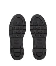 TOMMY HILFIGER TH JEANS  Ghete &icirc;nalte din piele negru - Pantofi femei - 4
