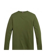 TOMMY HILFIGER TH KIDS Tricou cu mânecă lungă măslin utilitar - Tricou copil - 2