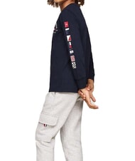 TOMMY HILFIGER TH KIDS Tricou cu mânecă lungă din bumbac - Tricou copil
