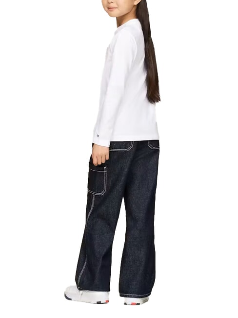 TH KIDS Tricou cu mânecă lungă alb - Tricou copil