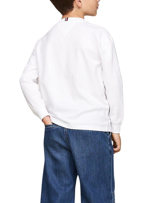 TH KIDS Tricou din bumbac pentru copii alb - Tricou copil