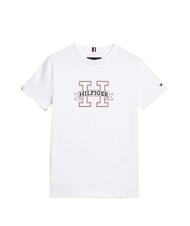 TOMMY HILFIGER TH KIDS Tricou din bumbac cu mânecă scurtă - Tricou copil