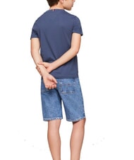 TOMMY HILFIGER TH KIDS Tricou cu mânecă scurtă din bumbac - Tricou copil