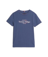 TOMMY HILFIGER TH KIDS Tricou cu mânecă scurtă din bumbac Marea Egee - Tricou copil - 3