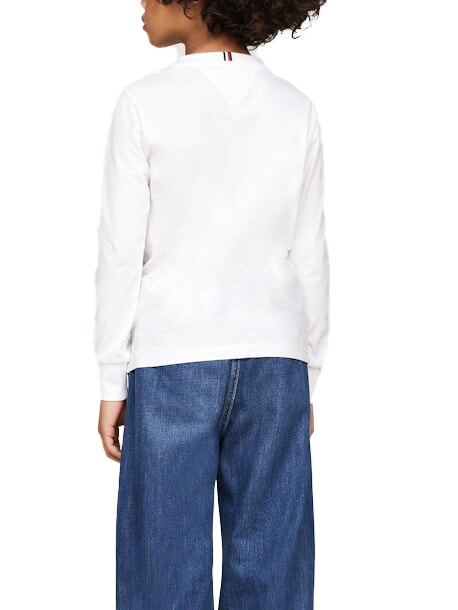 TH KIDS Tricou de bumbac alb - Tricou copil