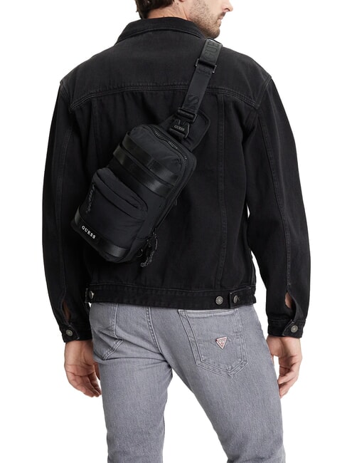 ASTI Geantă de umăr BLACK - Genți de umăr bărbați