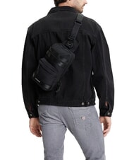 GUESS ASTI Geantă de umăr BLACK - Genți de umăr bărbați - 4