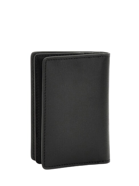 MILANO Suport card din piele BLACK - Portofele bărbați