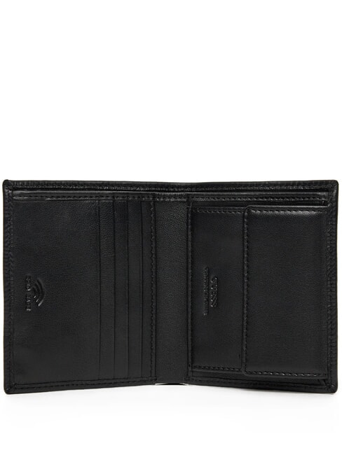 MADRID Portofel din piele BLACK - Portofele bărbați