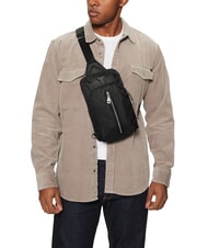 GUESS LUGANO Geantă de umăr BLACK - Genți de umăr bărbați - 4