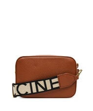 COCCINELLE TEBE Geanta de umar din piele texturata coniac - Genți femei - 2