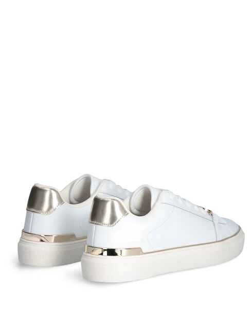 KIKI 01 Adidași din piele alb/aur deschis - Pantofi femei