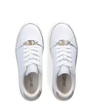 LIUJO KIKI 01 Adidași din piele alb/aur deschis - Pantofi femei - 4