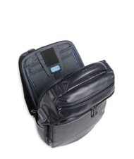 PIQUADRO W136 Rucsac pentru laptop de 14", din piele albastru - Rucsacuri pentru laptop - 3