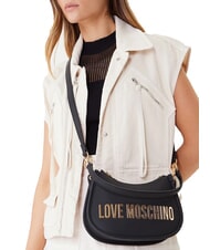 LOVE MOSCHINO BOLD LOVE  Geantă de umăr, cu curea de umăr negru - Genți femei - 4