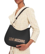 LOVE MOSCHINO BOLD LOVE  Geantă de umăr negru - Genți femei - 4