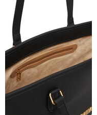 LOVE MOSCHINO BOLD LOVE  Geantă de cumpărături de umăr negru - Genți femei - 4