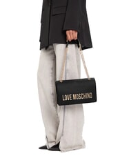 LOVE MOSCHINO BOLD LOVE  Geantă dublă de portabilitate negru - Genți femei - 5