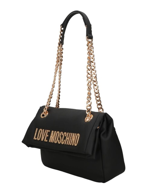 BOLD LOVE HAMMERED  Geantă de umăr / geantă crossbody negru - Genți femei
