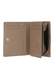 FURLA CAMELIA Portofel compact din piele greige - Portofele femei - 2