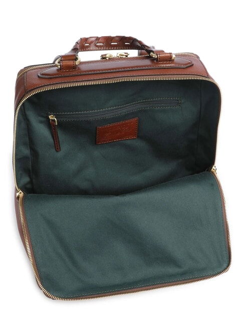 INES Rucsac din piele BROWN - Genți femei