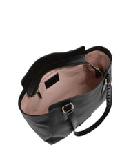 THE BRIDGE INES Geantă de cumpărături din piele Negru de aur - Genți femei - 3