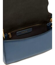 FURLA DOMUS  Geantă mini cu curea de umăr gri albastru - Genți femei - 3