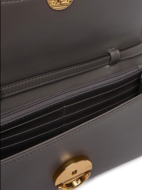 SFERA Geantă de umăr mini, din piele gri urban - Genți femei