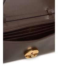 FURLA SFERA Geantă de umăr mini, din piele ciocolată - Genți femei - 4