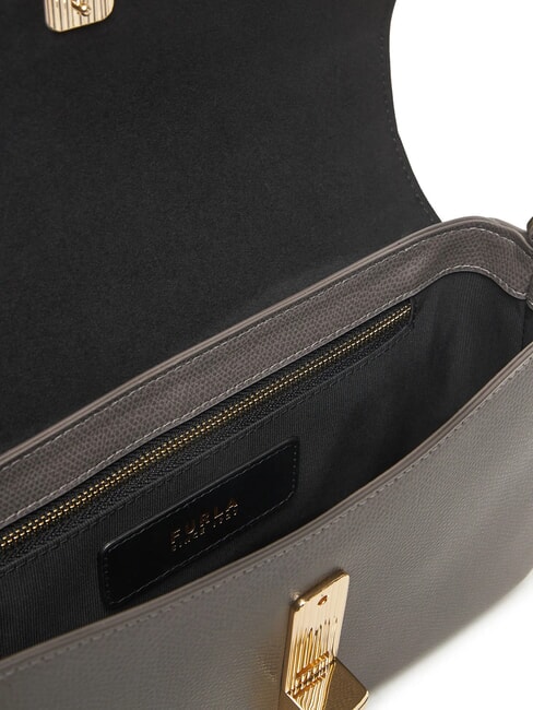 IRIDE  Geantă de umăr, piele gri urban - Genți femei