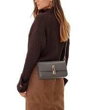 FURLA IRIDE  Geantă de umăr, piele gri urban - Genți femei - 5