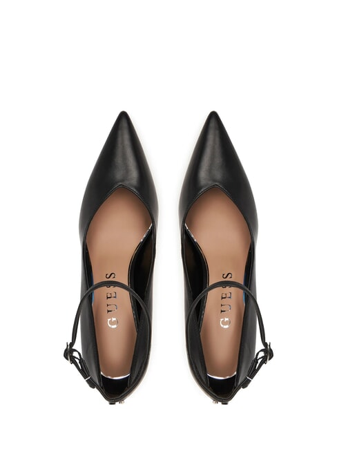 NAPRIL  Pantofi cu toc înalt de 9 cm din piele BLACK - Pantofi femei